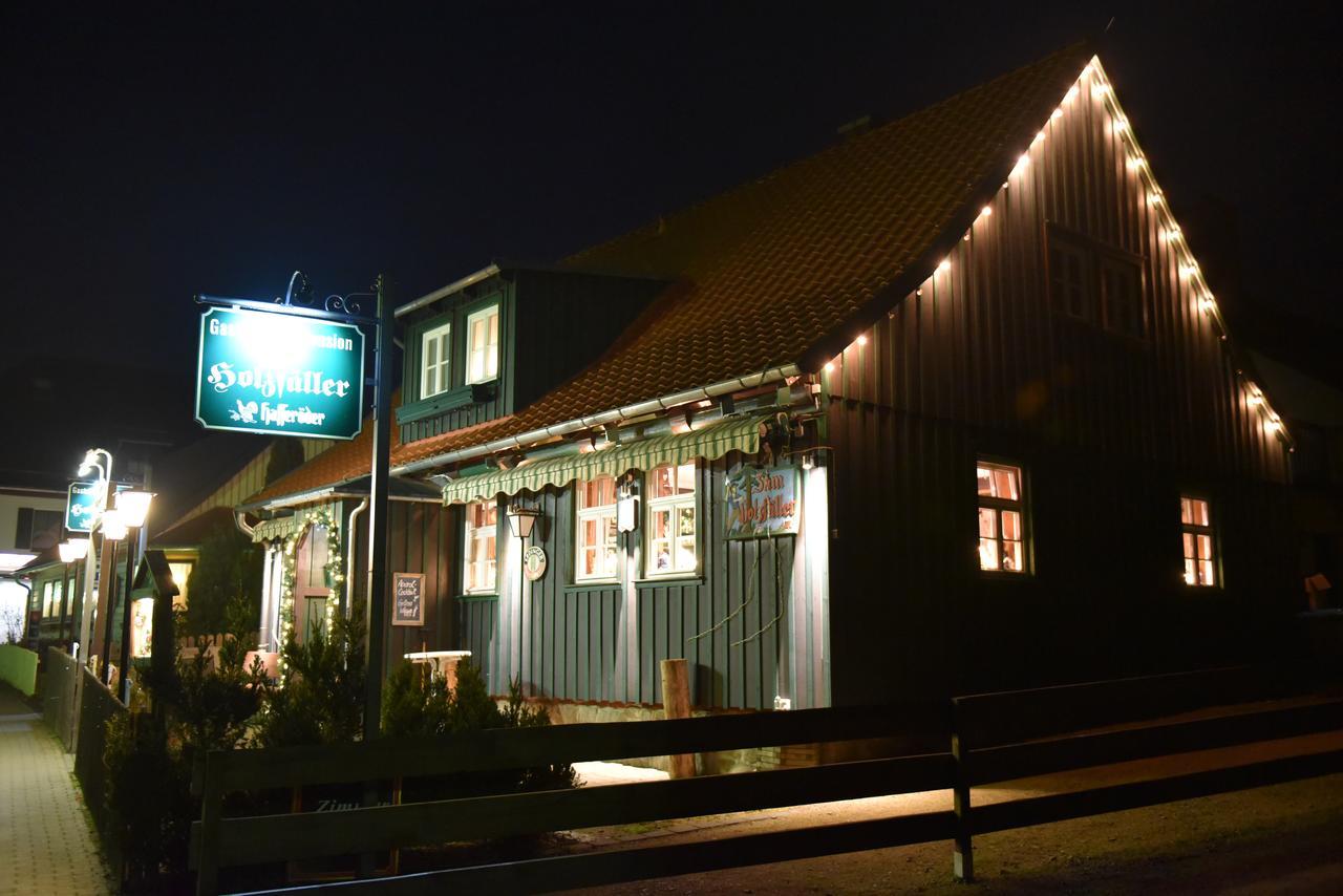 Hotel Garni Und Gaststaette Zum Holzfaeller Schierke Exterior foto